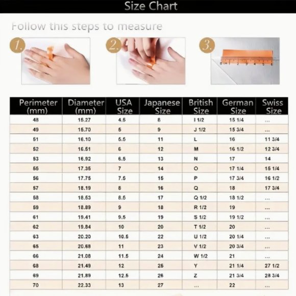 925 Sterling Silver Plated Black Diamond Ring - Picture 5 of 5